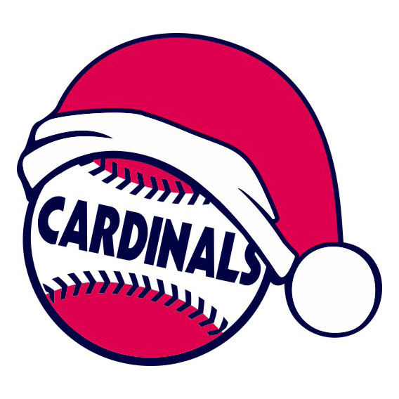 St. Louis Cardinals Baseball Christmas hat logo iron on paper